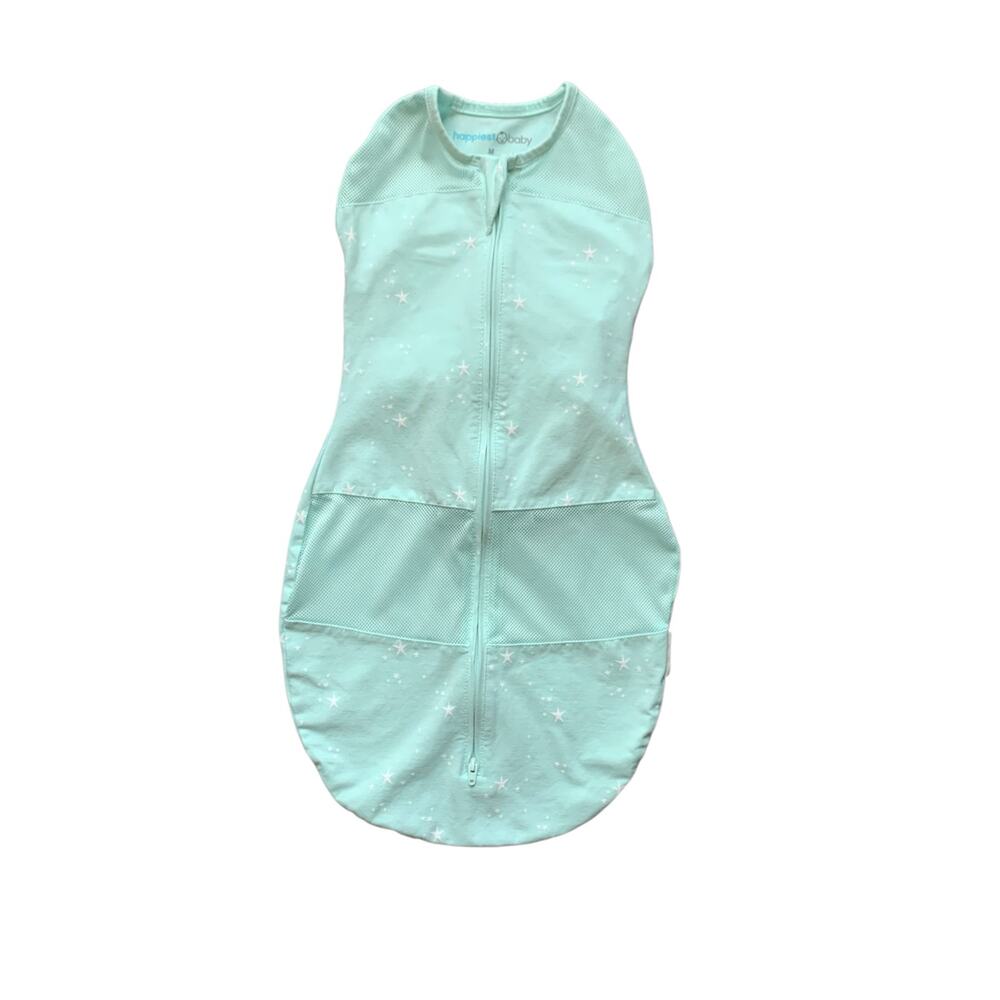 Happiest Baby Sleepea 5-Second Swaddle in a Teal Stars